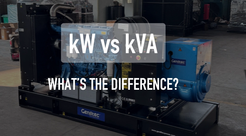 Diesel generator kW vs kVA comparison