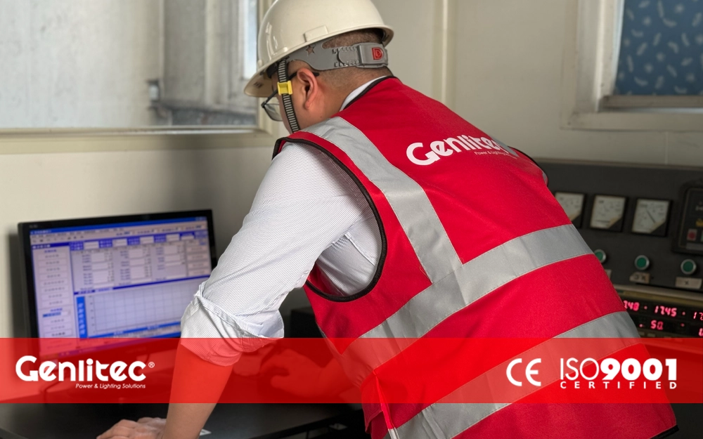 GENLITEC POWER diesel generator set pre-delivery factory testing