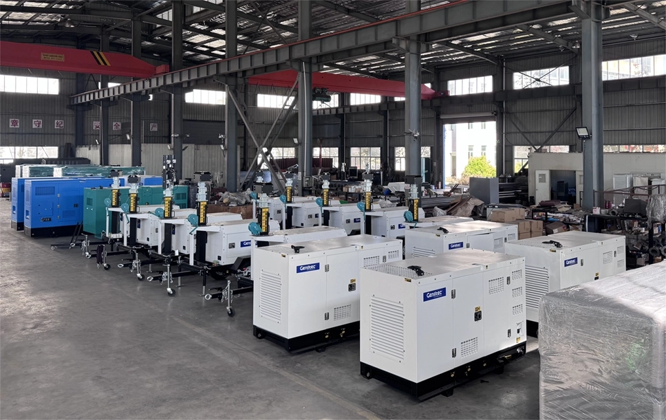 GENLITEC POWER generator production workshop and manufacturing facility