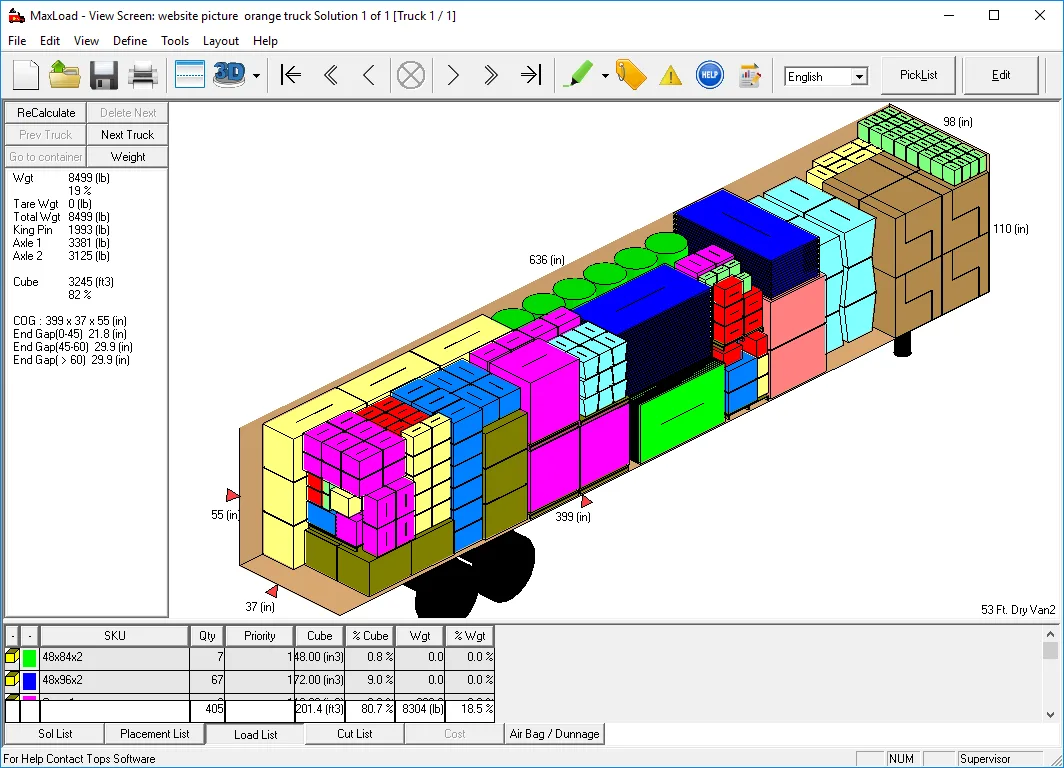 Container Loading Planning