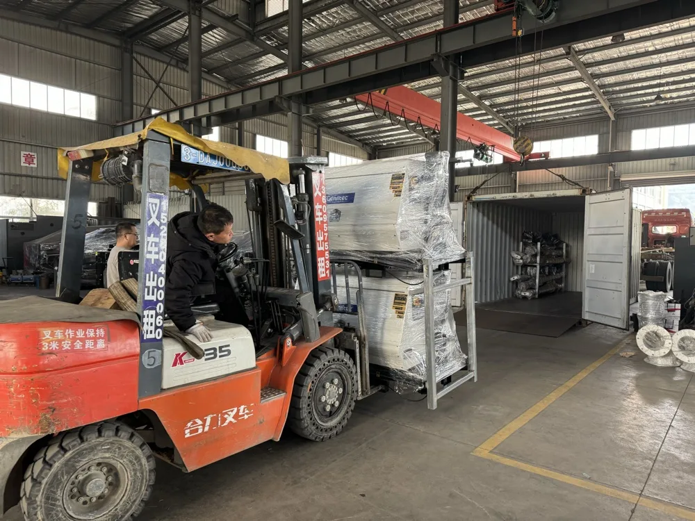 Lighting Tower Container Loading Preparation