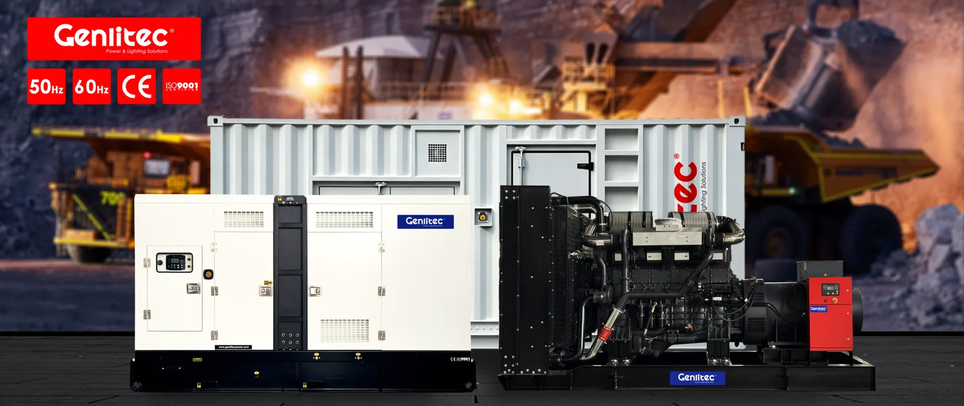50Hz 110kW 138kVA Diesel Generator with SDEC 6HTAA6.5-G21 Engine