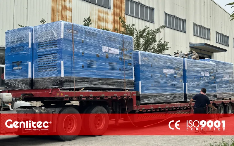 12 Silent Generators Delivered to Egypt Oilfield Project