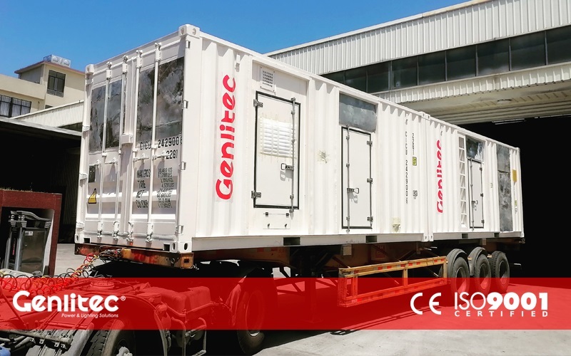 2 Sets GPC1000S5 Containerized Cummins Gensets Shipped To Senegal