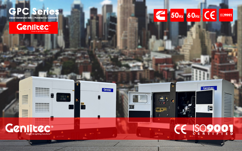 GENLITEC POWER® Cummins Series Silent Diesel Generator Introducing