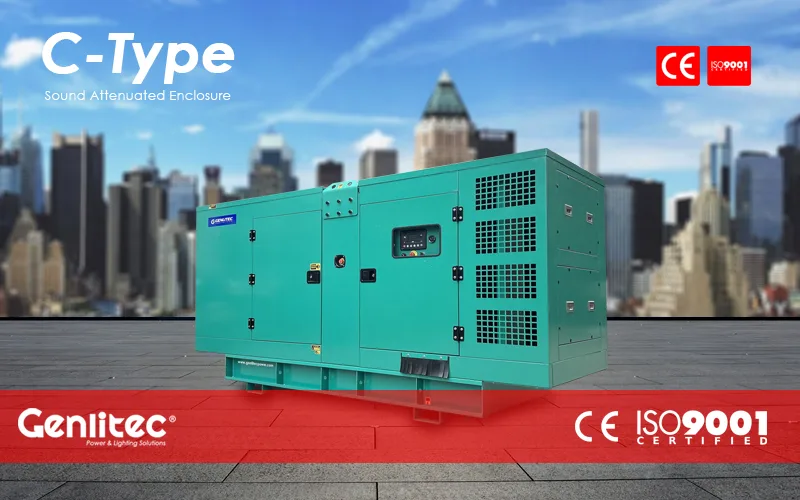 GENLITEC C-Type Sound Attenuated Generator Enclosure