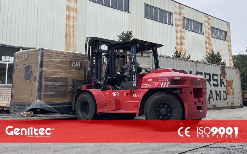 Shipment of Two Original Caterpillar C18 Diesel Generators