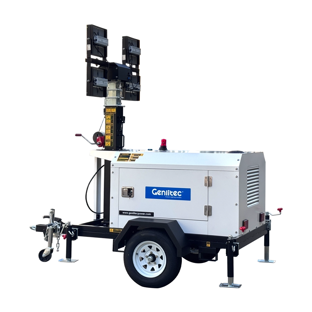 7m Manual 4x400W LED Light Tower with REHLKO KDW1003 Engine - Image 3 7m Manual 4x400W LED Light Tower with REHLKO KDW1003 Engine - Image 3