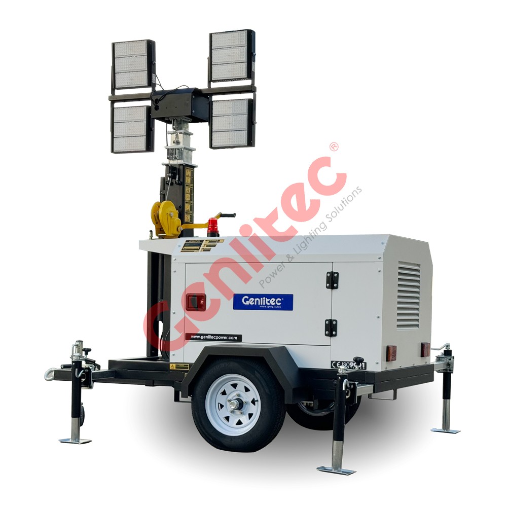 7M Vertical Manual 4x400W LED YANMAR Light Tower - Image 2 7M Vertical Manual 4x400W LED YANMAR Light Tower - Image 2