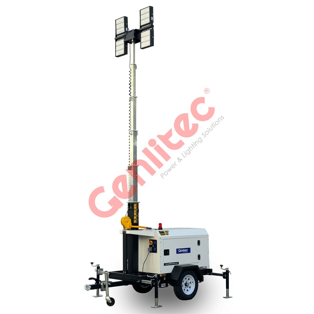 7M Vertical Manual 4x400W LED YANMAR Light Tower - Image 4 7M Vertical Manual 4x400W LED YANMAR Light Tower - Image 4