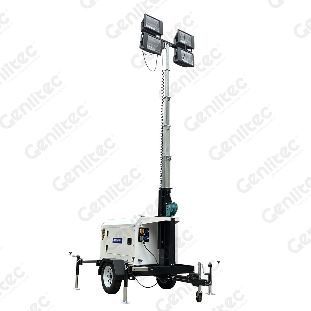 7M Vertical Manual 4x1000W MH KUBOTA Light Tower 7M Vertical Manual 4x1000W MH KUBOTA Light Tower - Image 1