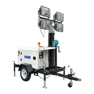 7m Manual 4x1000W Diesel Light Tower with Yanmar 3TNV76 Diesel Engine