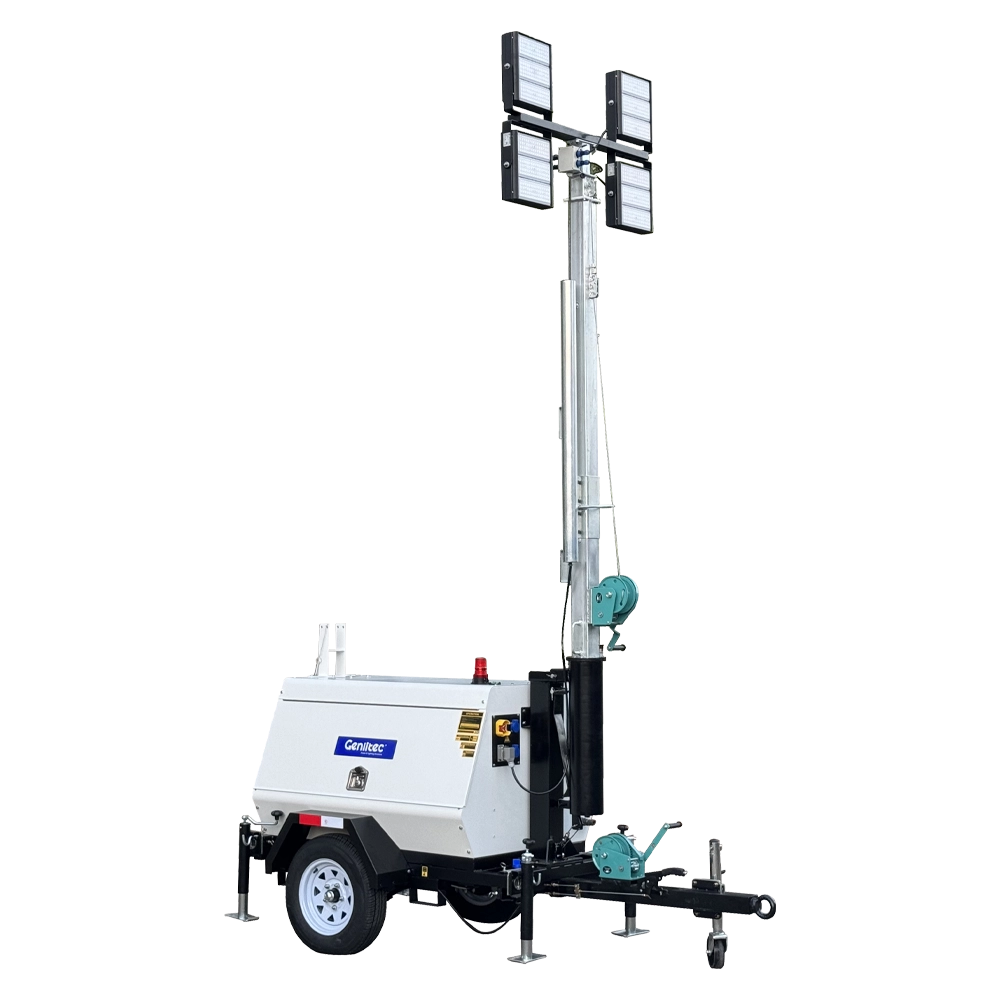 9M Manual 4x400W LED Light Tower with Rehlko KDW1003 Diesel Engine - Image 3 9M Manual 4x400W LED Light Tower with Rehlko KDW1003 Diesel Engine - Image 3