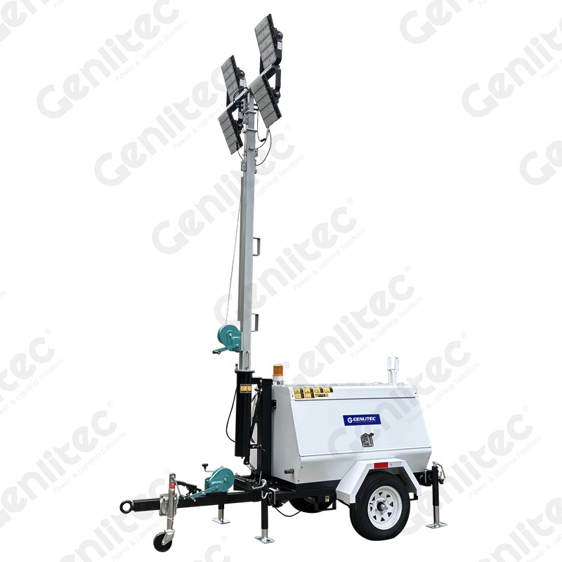 9M Manual Lifting 4x400W LED KUBOTA Light Tower - Image 3 9M Manual Lifting 4x400W LED KUBOTA Light Tower - Image 3