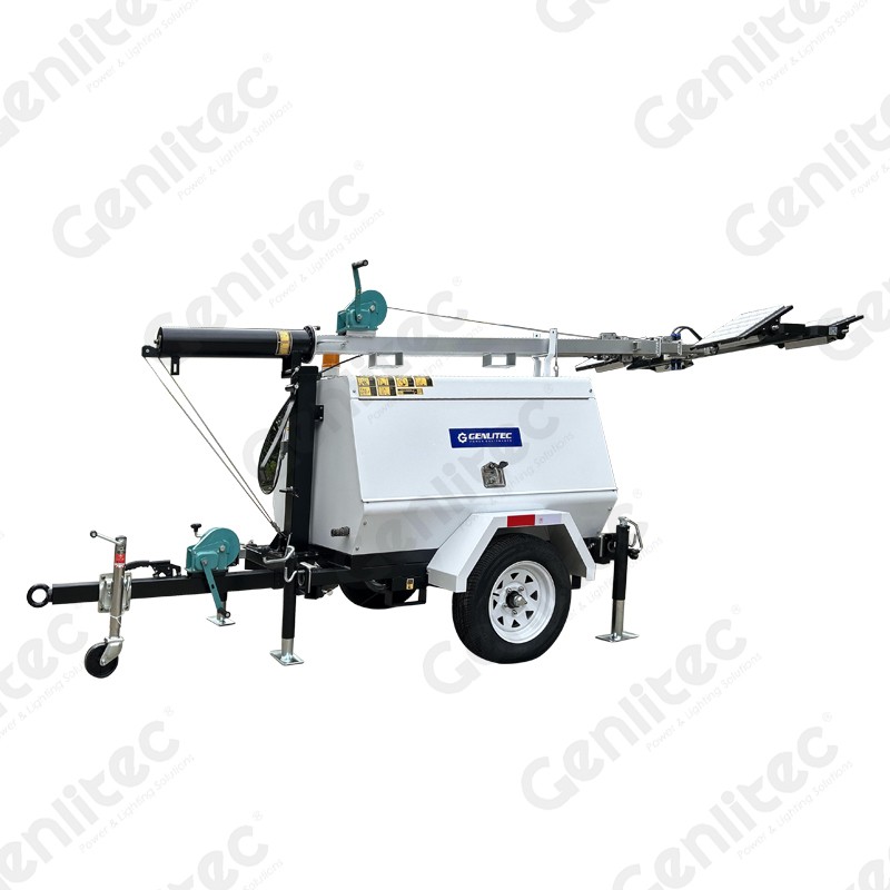 9M Manual Lifting 4x400W LED QUANCHAI Light Tower 9M Manual Lifting 4x400W LED QUANCHAI Light Tower - Image 1