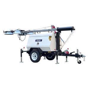 9M Manual Lifting 4x1000W MH PERKINS Light Tower