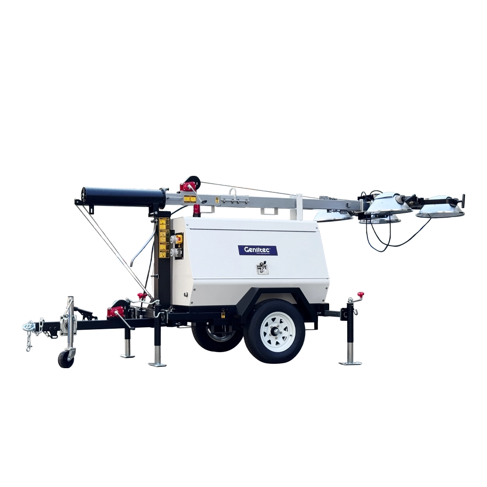 9m Manual 4x1000W MH Light Tower with REHLKO KDW1003 Diesel Engine - Image 3