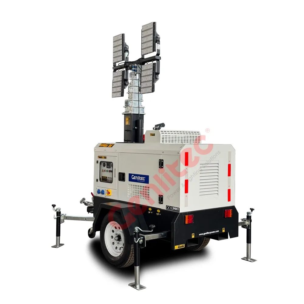 Hydraulic Lifting 4x400W LED YANMAR Light Tower - Image 3 Hydraulic Lifting 4x400W LED YANMAR Light Tower - Image 3