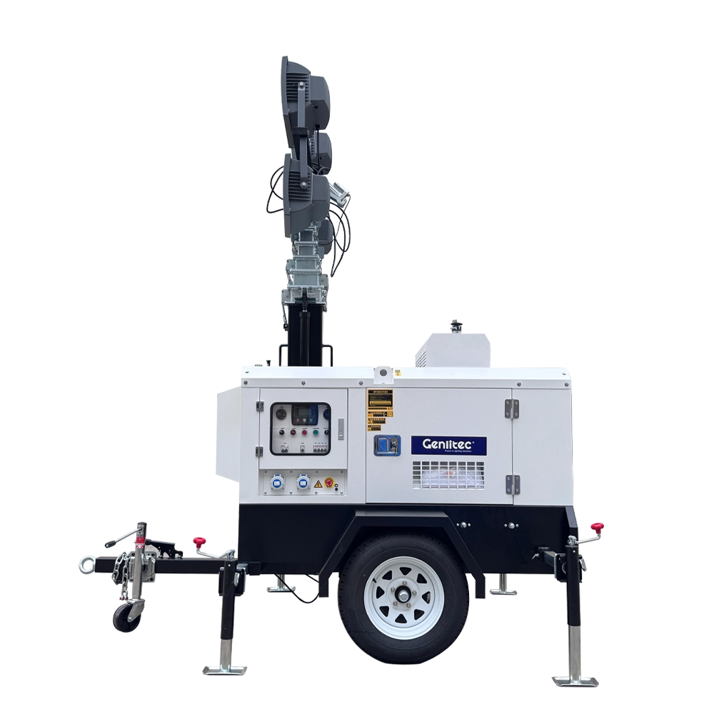 8m Hydraulic 4x1000W Light Tower with PERKINS 403D-11 Engine - Image 2