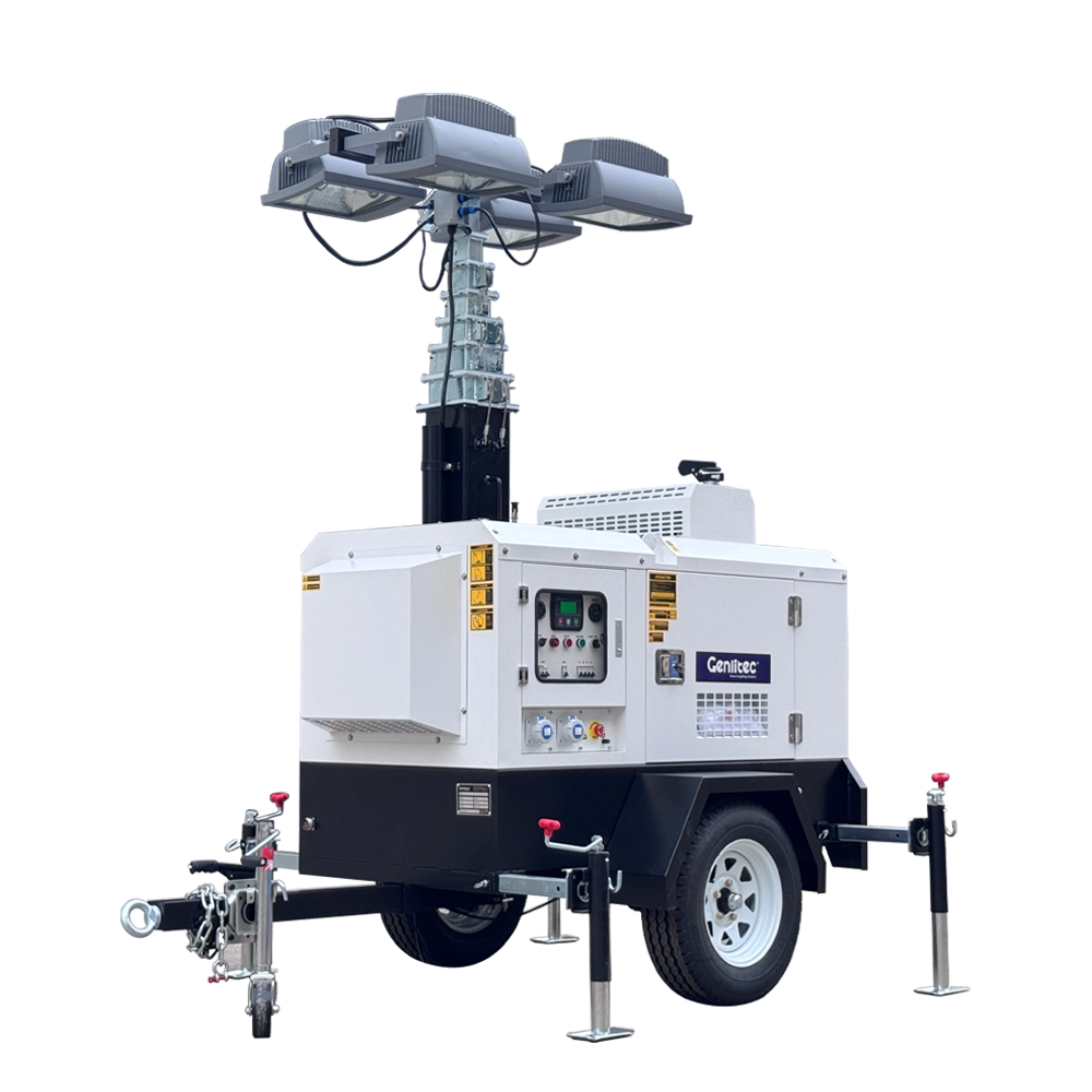 8m Hydraulic 4x1000W Light Tower with PERKINS 403D-11 Engine - Image 3