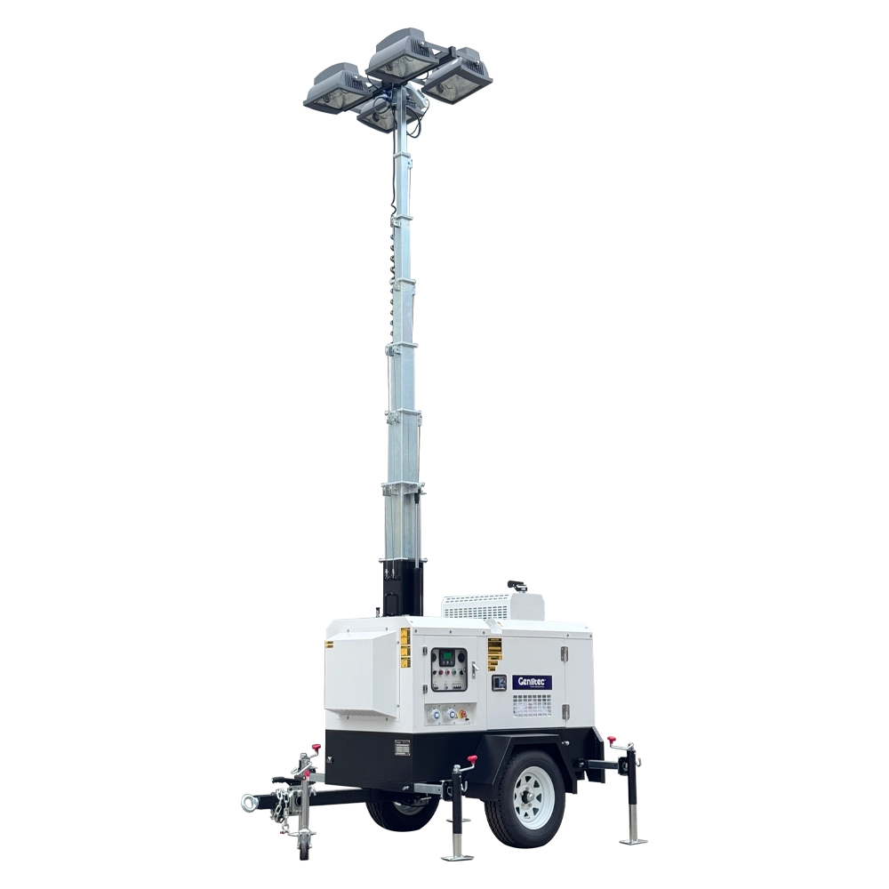 8m Hydraulic 4x1000W Light Tower with PERKINS 403D-11 Engine - Image 4