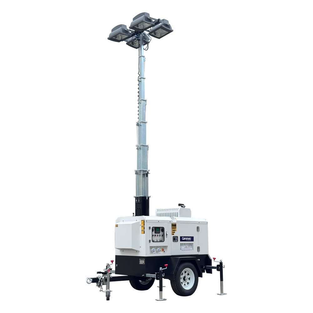 Hydraulic Lifting 4x1000W PERKINS Light Tower Hydraulic Lifting 4x1000W PERKINS Light Tower