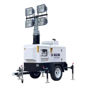8m Hydraulic 4x1000W Light Tower with YANMAR 3TNV76 Engine