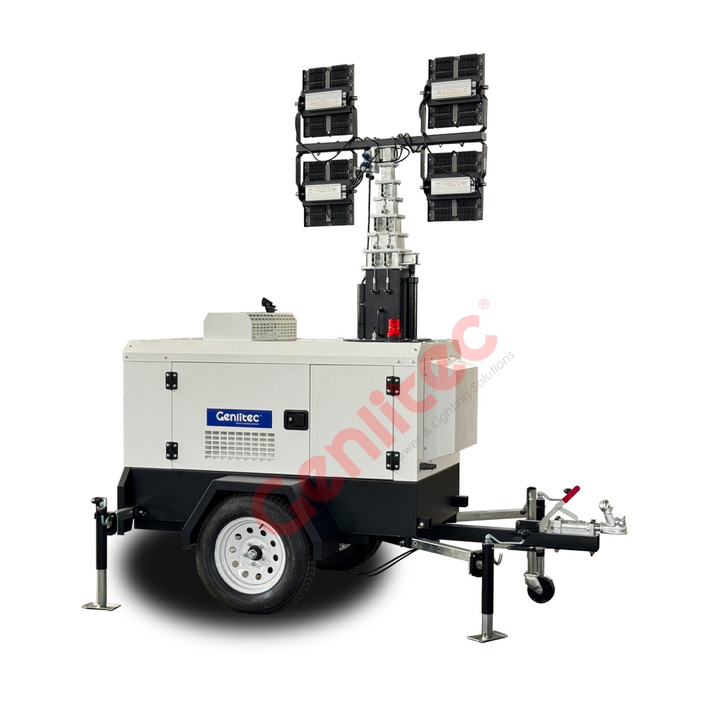 Hydraulic Lifting 4x400W LED QUANCHAI Light Tower Hydraulic Lifting 4x400W LED QUANCHAI Light Tower